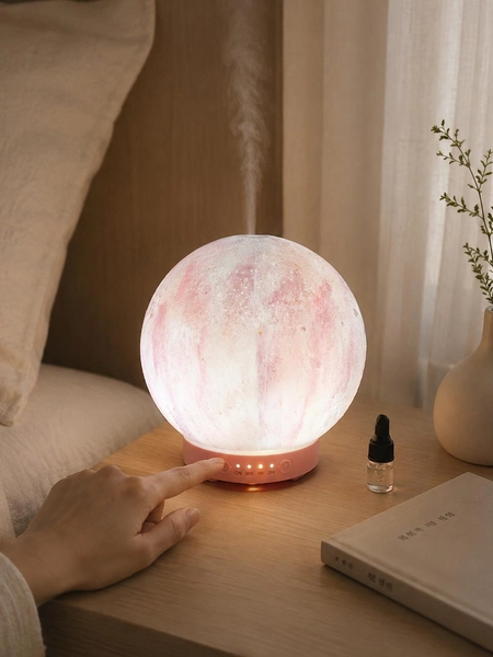 Blossom Scented Romantic Moon LED Mood Light [Red, Pink]