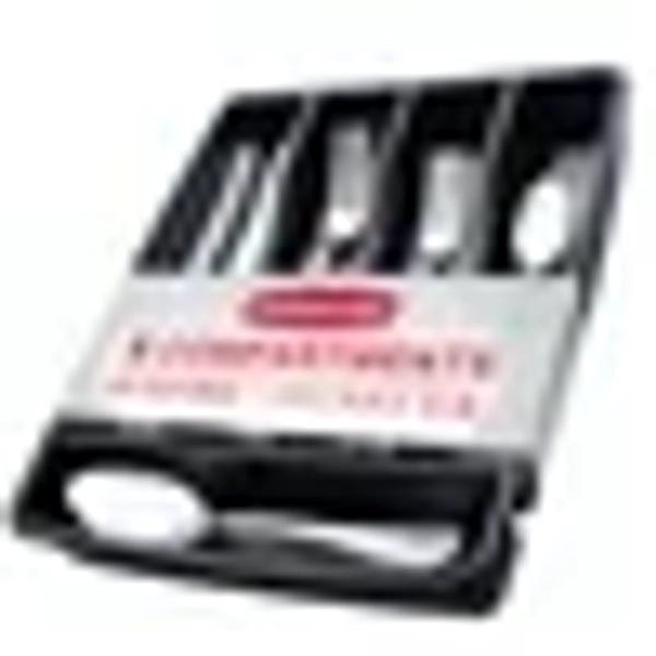 Rubbermaid, Silverware Organizer, Small, Black