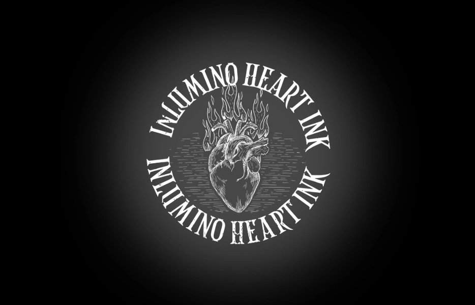 Inlumino Heart Ink - Practice Tattoo & PMU Cartridges