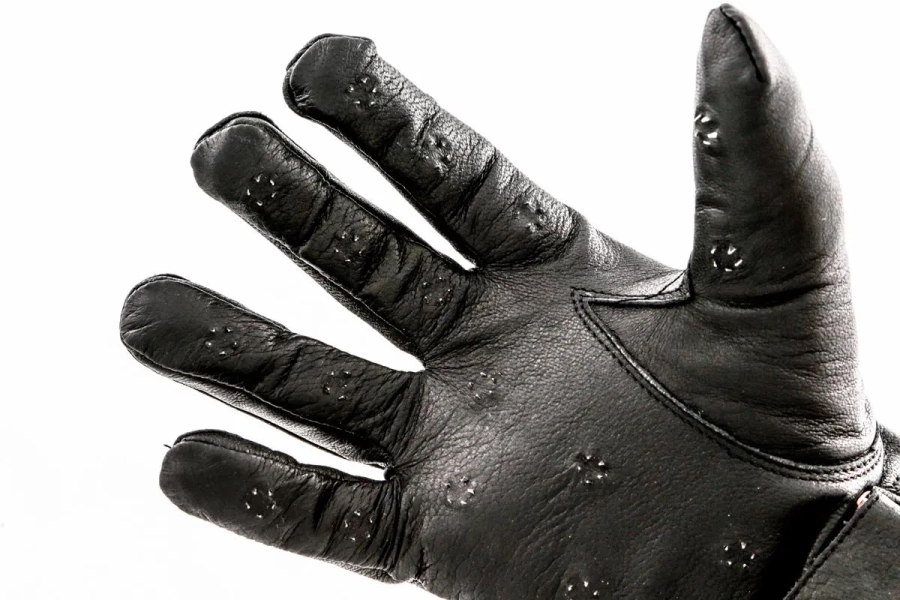 BDSM Vampire Punishment Glove with Stainless Steel Spikes for Spanking genuine Leather Toy Claws Dungeon Equipment Gloves Metall Geyer