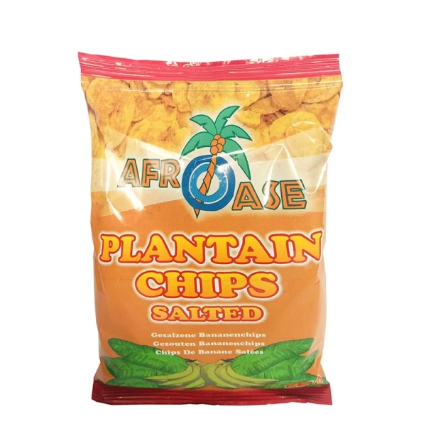 Krispiga Bananchips Lättsaltade - Drakfrukt.se