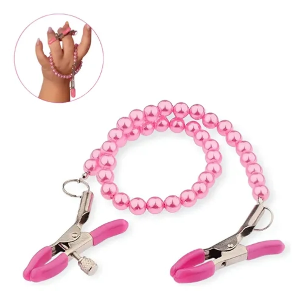 Grampos Para Seios Pérolas Prendendor Mamilo Fetiche Peitos