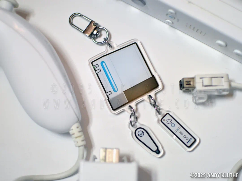 Wiimote Keychain - Etsy