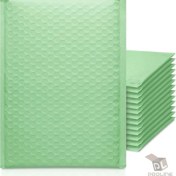 TEMU Green Poly Padded Envelopes Self-sealing Mailers Extra Wide 6x10