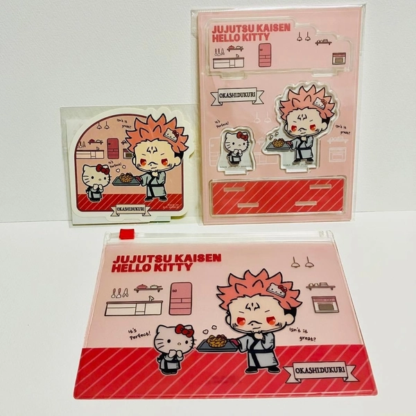 Jujutsu Kaisen Ryomen Sukuna x Hello Kitty acrylic stand 16cm