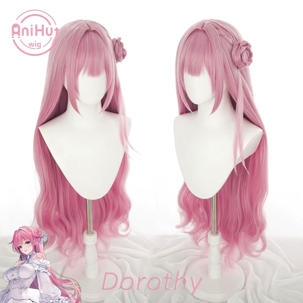 Dorothy Wig Game GODDESS OF VICTORY:NIKKE Cosplay Wig Nikki Pink Synthetic Dorothy Cosplay - AliExpress 200000532
