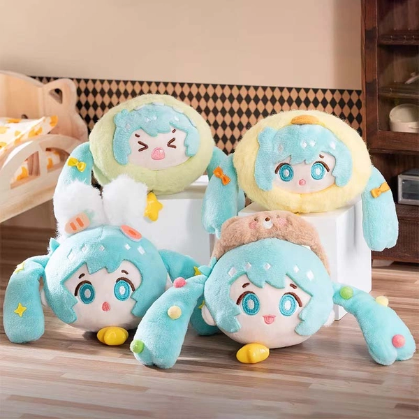 *Blind Box* Official Miku Pajama Party Plush Chibi Miku Stuffed Toys
