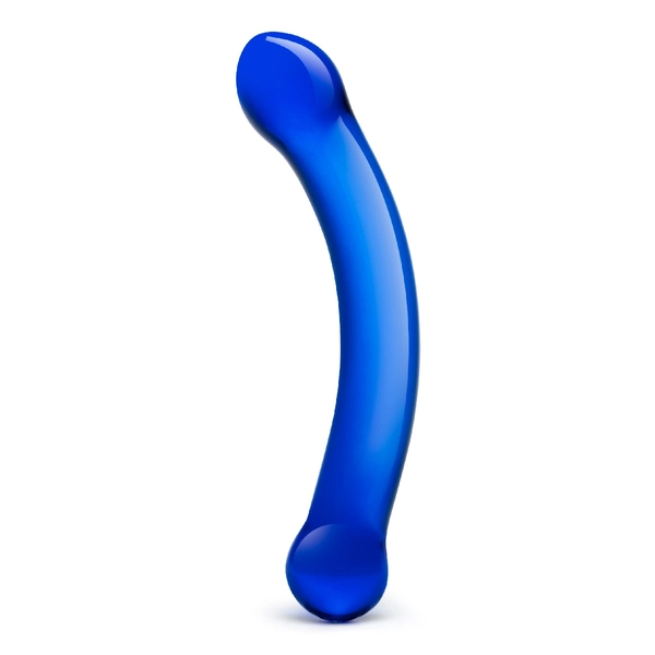 6” Curved G-Spot Glass Dildo