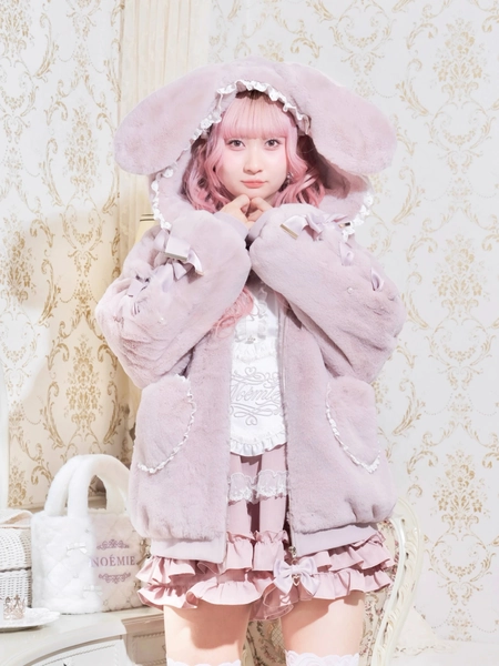 Noemie bunny fluffy blouse