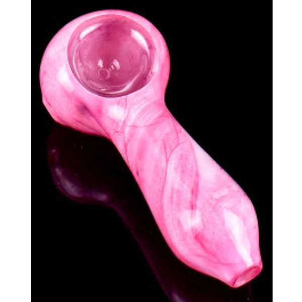 Nebula Galaxy Glass Hand Pipe - Pink