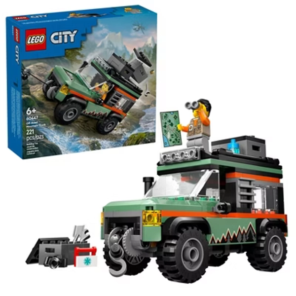 LEGO City Off-Road 4x4 Mountain Truck Building Toy 60447