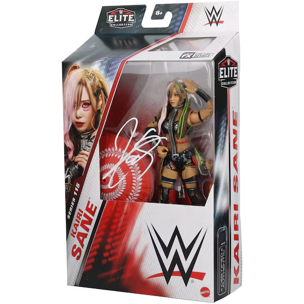 Kairi Sane WWE Autographed Mattel Elite Collection Series 115 Action Figure
