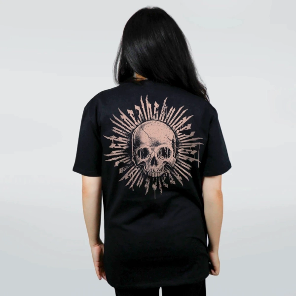 CAMISETA PRETA - CAVEIRA SCOTT