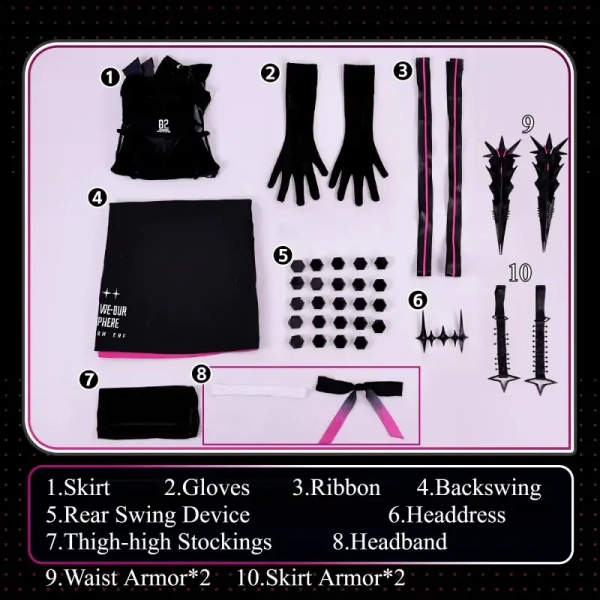 [Wetrose] In Stock Goddess of Victory: Nikke Modernia Second Affection Game Outfit Cosplay Costume