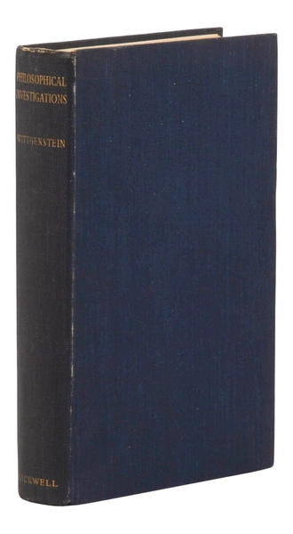 Philosophical Investigations ~ LUDWIG WITTGENSTEIN ~ First British Edition ~ 1st