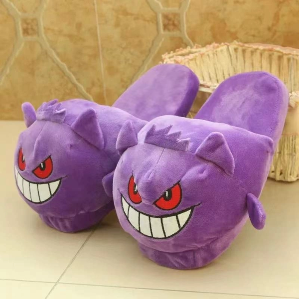 Plush Gengar Slippers Anime House Slippers