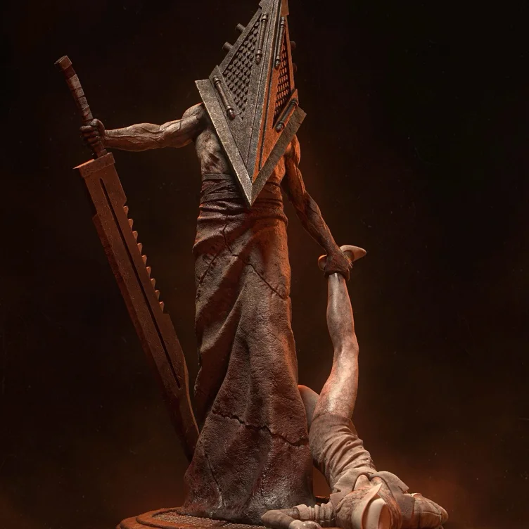 pyramid head figurine 