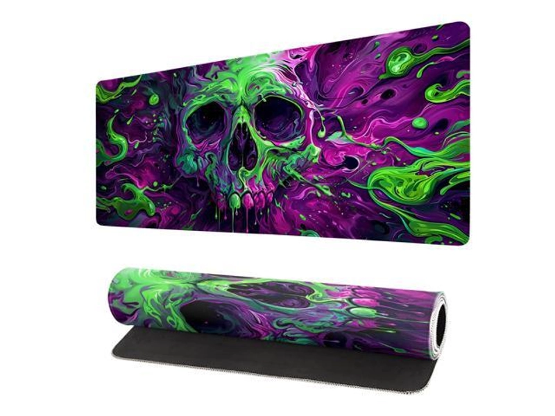 KEHIPI Gaming Mouse Pad Desk Pad,Extended Big Mouse Pad,31.5x11.8 Inch Long Computer Keyboard Mouse Mat Mousepad with 3mm Non-Slip Base and Stitched