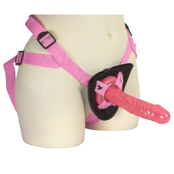 Pink Harness With Stud - Strap-Ons | Adam & Eve