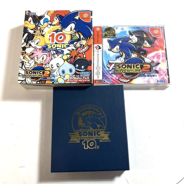 Sonic Adventure 2 10th Anniversary Birthday Pack Dreamcast Japan Limited Edition
