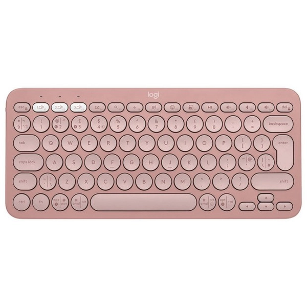 Logitech Pebble Keys 2 K380S Wireless Keyboard – Rose