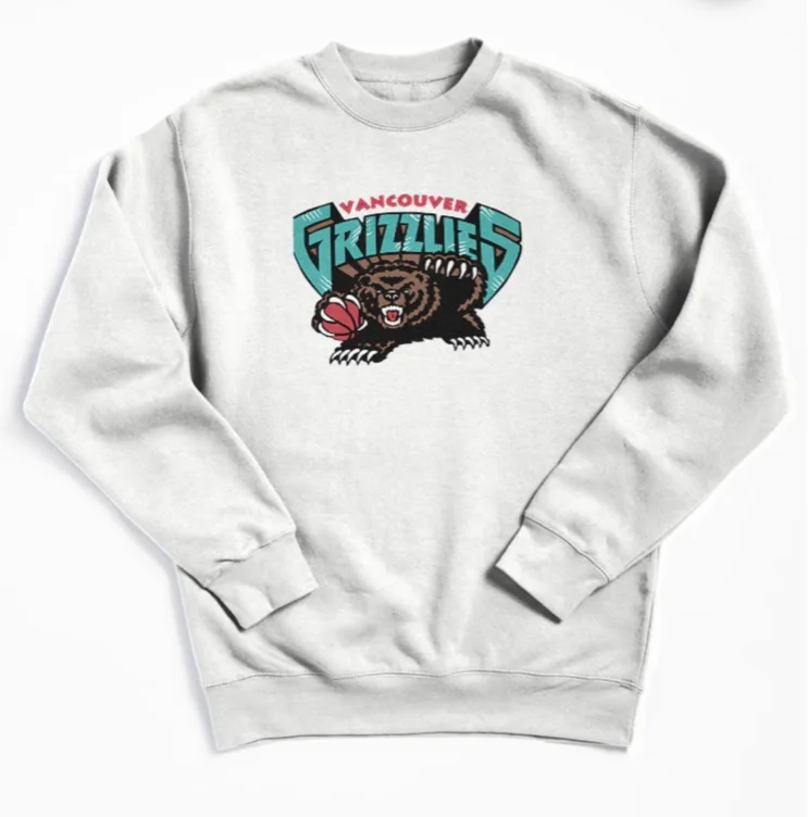 Vancouver Grizzlies Crew Neck Sweater