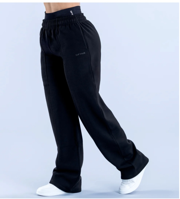  MIDNIGHT BLACK Revive Wide Leg Jogger