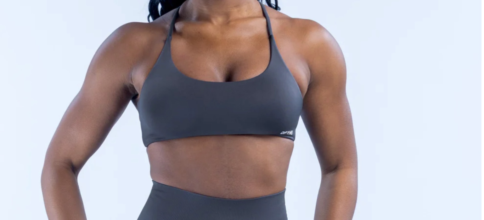CHARCOAL Dynamic Twist Back Bra