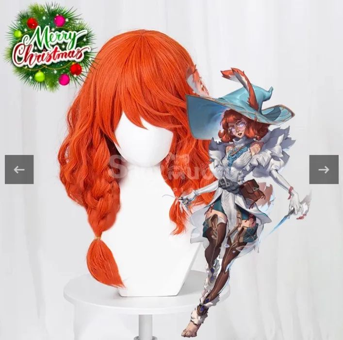 【In Stock】Game League of Legends Cosplay Aurora Witch Bunny Champion Cosplay Wig