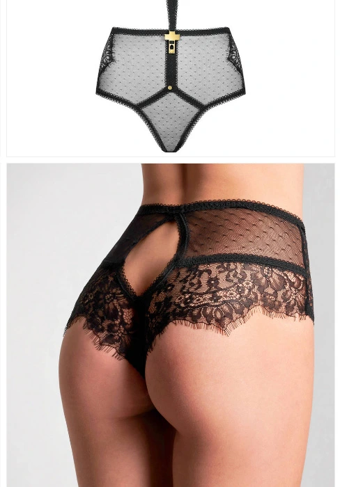 High waisted Lace Maison Close