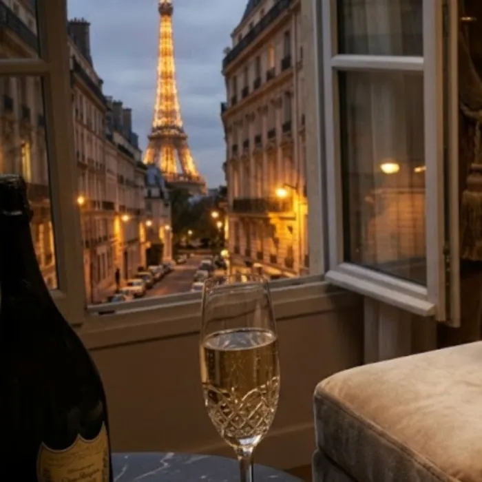 Champagne in Paris