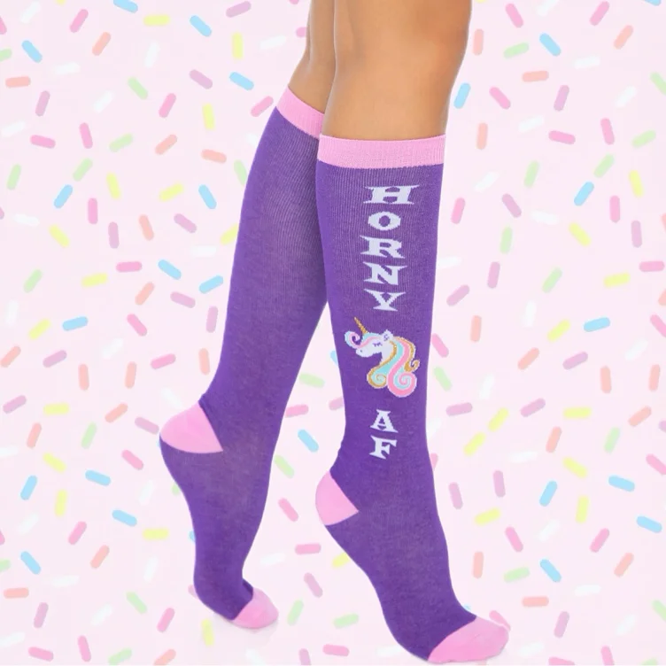 Horny AF Knee Socks