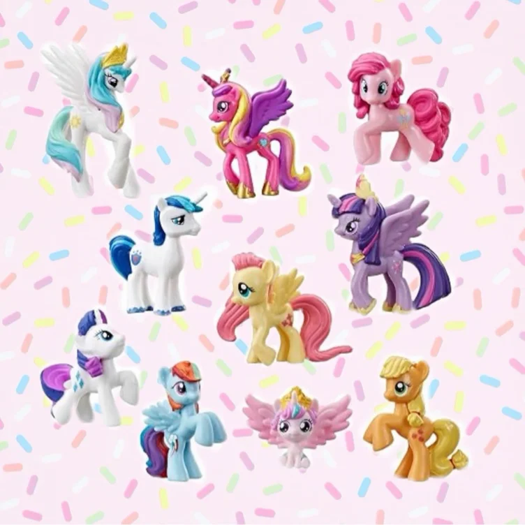 My Little Pony Toy Rainbow Equestria Favorites 10 Figure Collection, for Kids Ages 3 Years Old and Up (Amazon Exclusive)