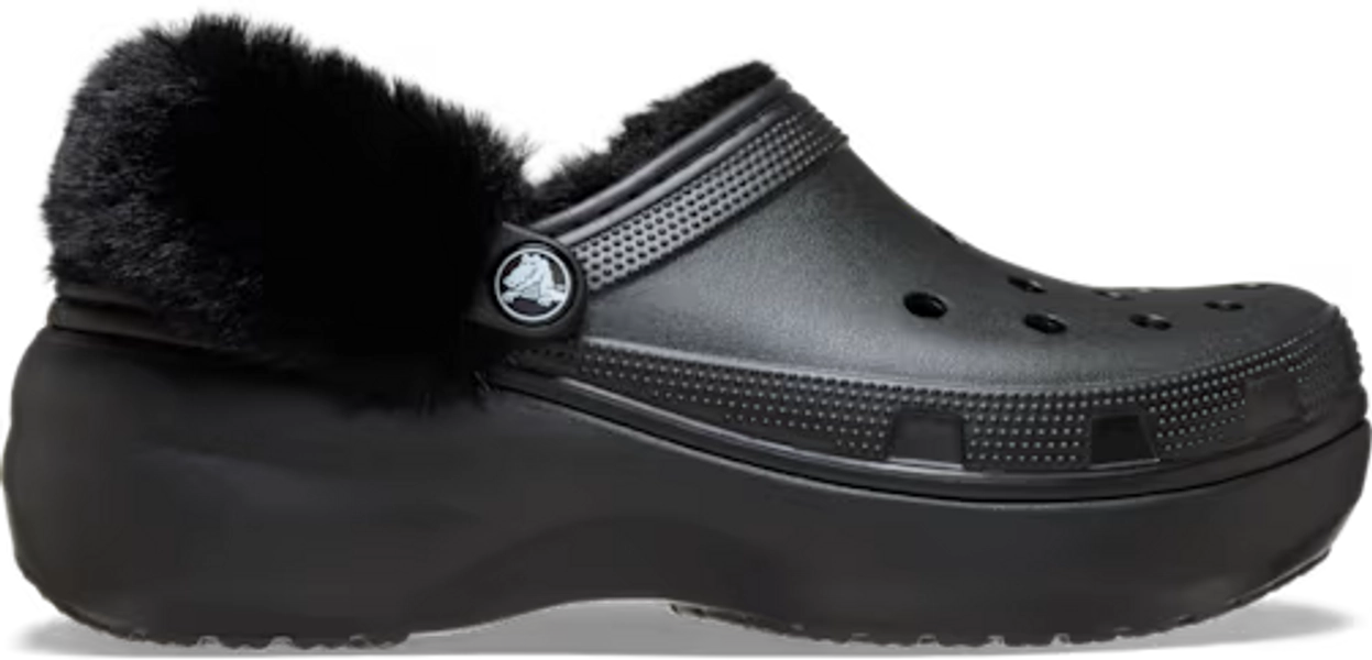 Classic Platform Fuzz Lined Clog