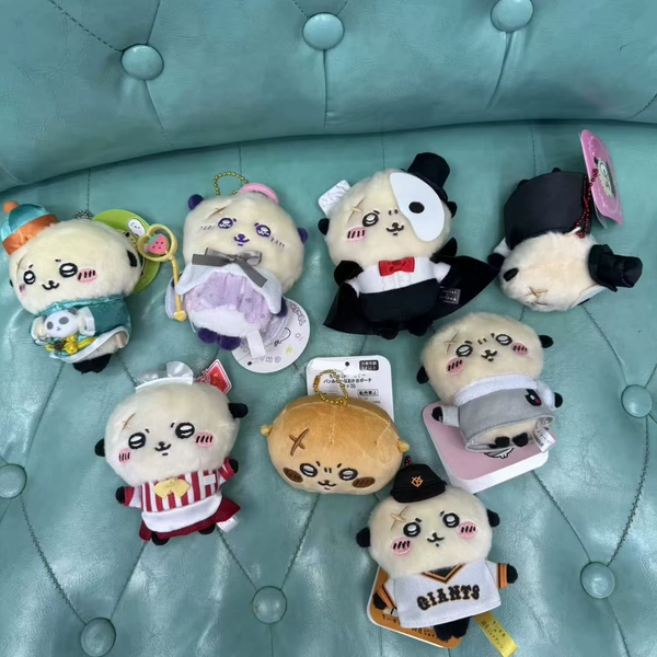 Lindo muñeco de dibujos animados de Chiikawa, juguete de peluche, colección Rakko, chica mágica, restaurante, muñeca, regalo para niños, llavero de mochila de felpa - AliExpress 26