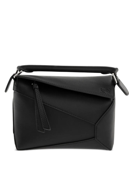 LOEWE puzzle mini bag - Black