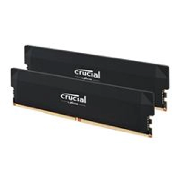 Crucial Pro Overclocking 32GB (2 x 16GB) DDR5-6000 PC5-48000 CL36 Dual Channel Desktop Memory Kit CP2K16G60C36U5B - Black