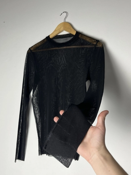 🔥Mesh Jean Paul Gaultier Style 00's Gothic Vinatge Slim T Shirt Cop Copine Vibe