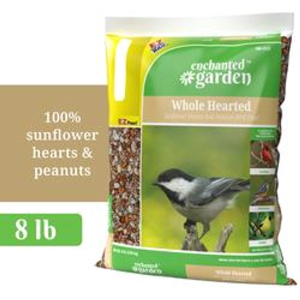 Enchanted Garden™ Whole Hearted Peanuts & Sunflower Hearts Wild Bird Food Seed Blend - 8 lb