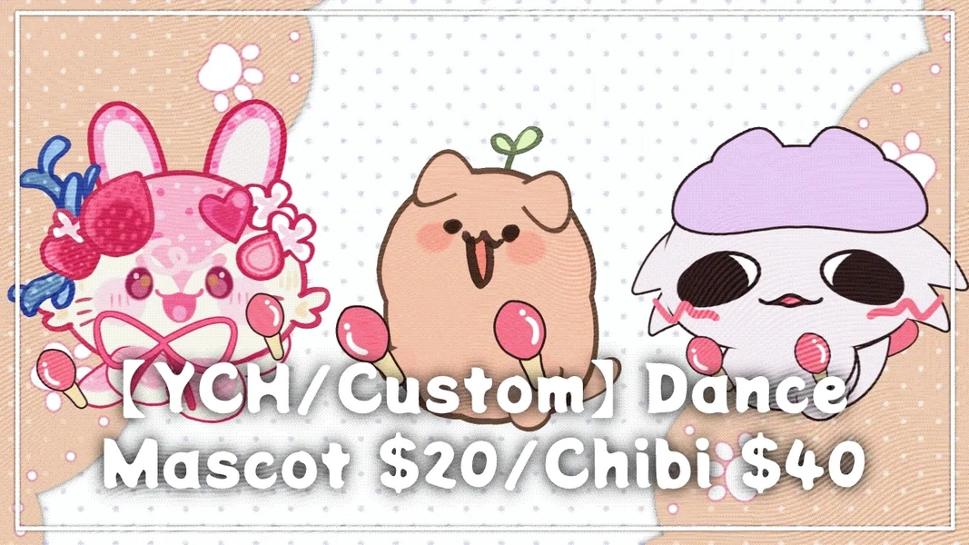 [Dermy art!] YCH Chibi Dance by Potachi (@Pootachi1069)