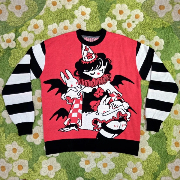Vampire Clown Sweater - Etsy