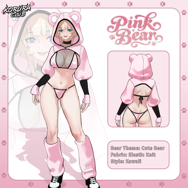 Pre-sale Cute Bear Cosplay Costume KO140