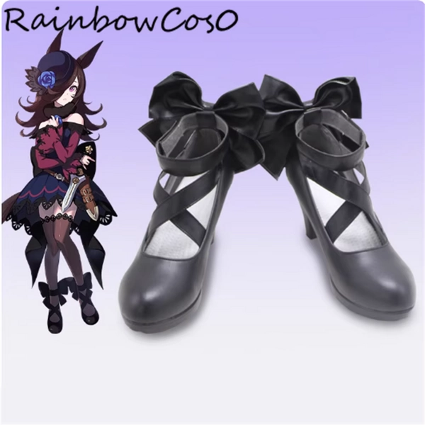 Doccia de arroz Umamusume Pretty Derby Cosplay zapatos botas juego Anime fiesta Halloween RainbowCos0W5427