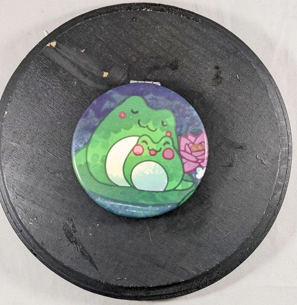 Frog Family Pocket Mirror