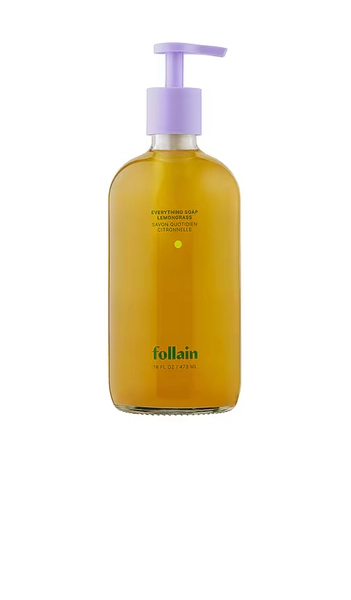 Follain Everything Soap in Lemongrass.