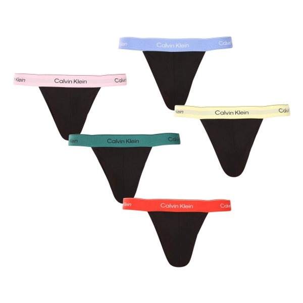 5PACK pánské jocksy Calvin Klein černé (NB4228-VSU) S