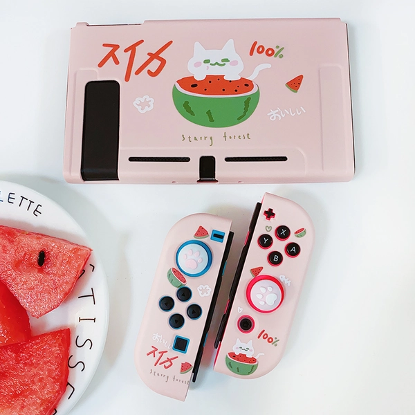 ♡ Pink Nintendo Switch Cover Case Soft Silicone Switch OLED Covers - Switch OLED ♡