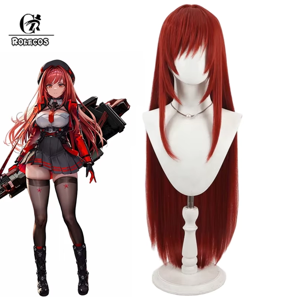 ROLECOS Nikke diosa de la victoria Rapi pelucas de Cosplay Rapi 100cm peluca recta Cos para mujer pelo sintético resistente al calor - AliExpress 200000532