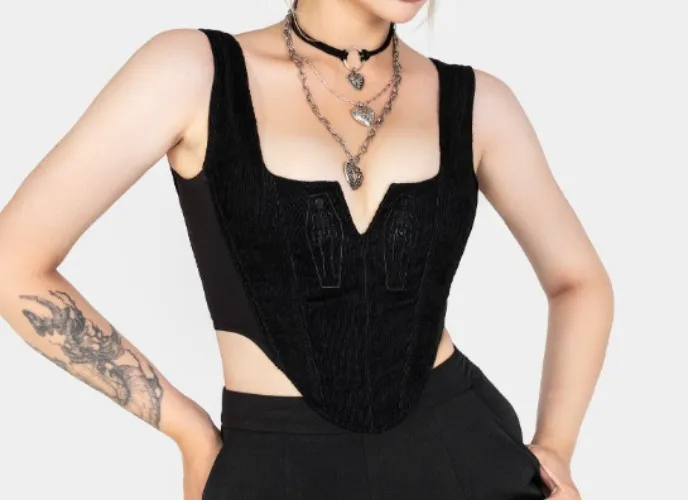 €65 Immortal Split Front Corset