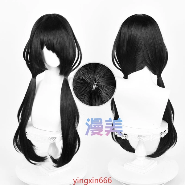 Date A Live Anime Tokisaki Kurumi Cosplay Long Hair Wig Harajuku Hairpiece